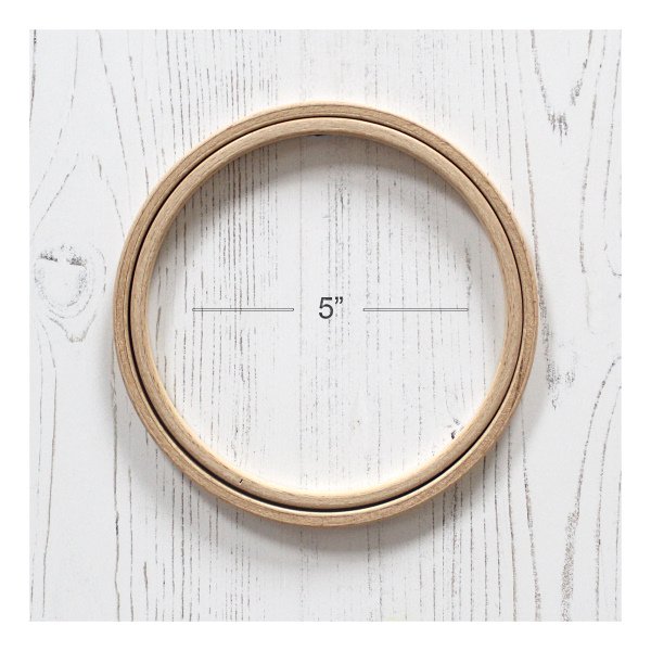 Nurge Display Hoop 130-2 Beech Wood - 5" (130mm) x 8mm Deep