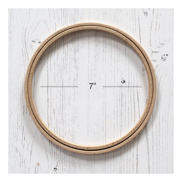 Nurge Display Hoop 130-4 Beech Wood - 7" (190mm) x 8mm Deep