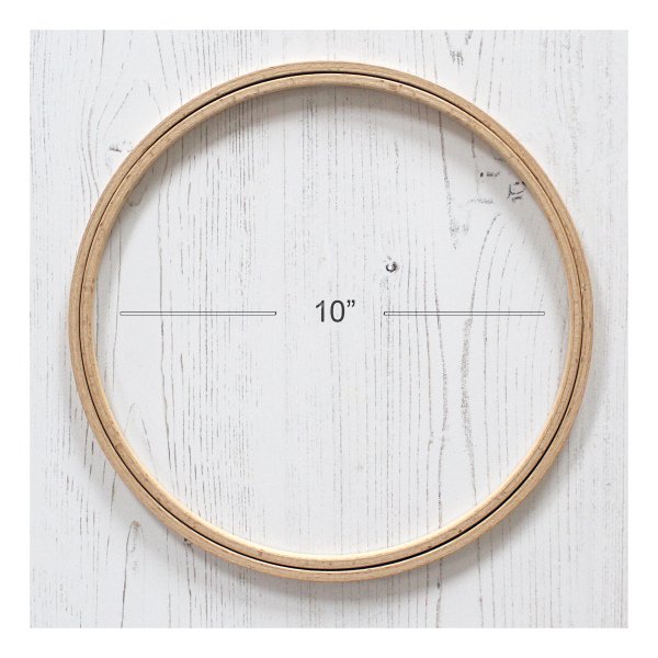Nurge Display Hoop 130-6 Beech Wood -10" (250mm) x 8mm Deep