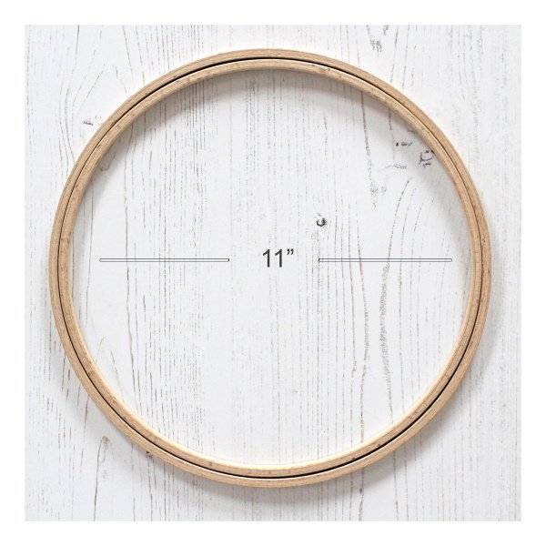 Nurge Display Hoop 130-7 Beech Wood -11" (280mm) x 8mm Deep
