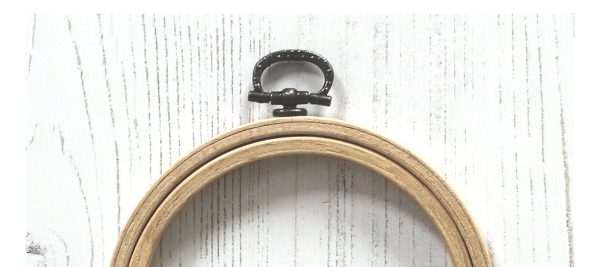 Picture frame hoop