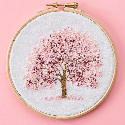 Using the French Knot stitch in embroidery