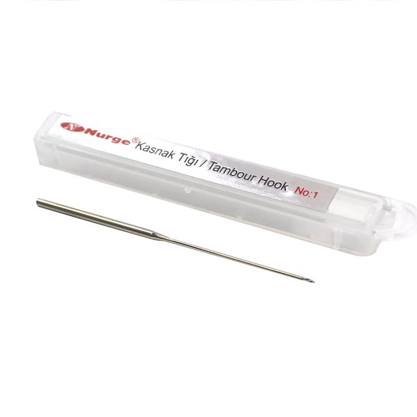 Nurge Tambour Needle Size 1- Fine - 0.6mm - Image 2